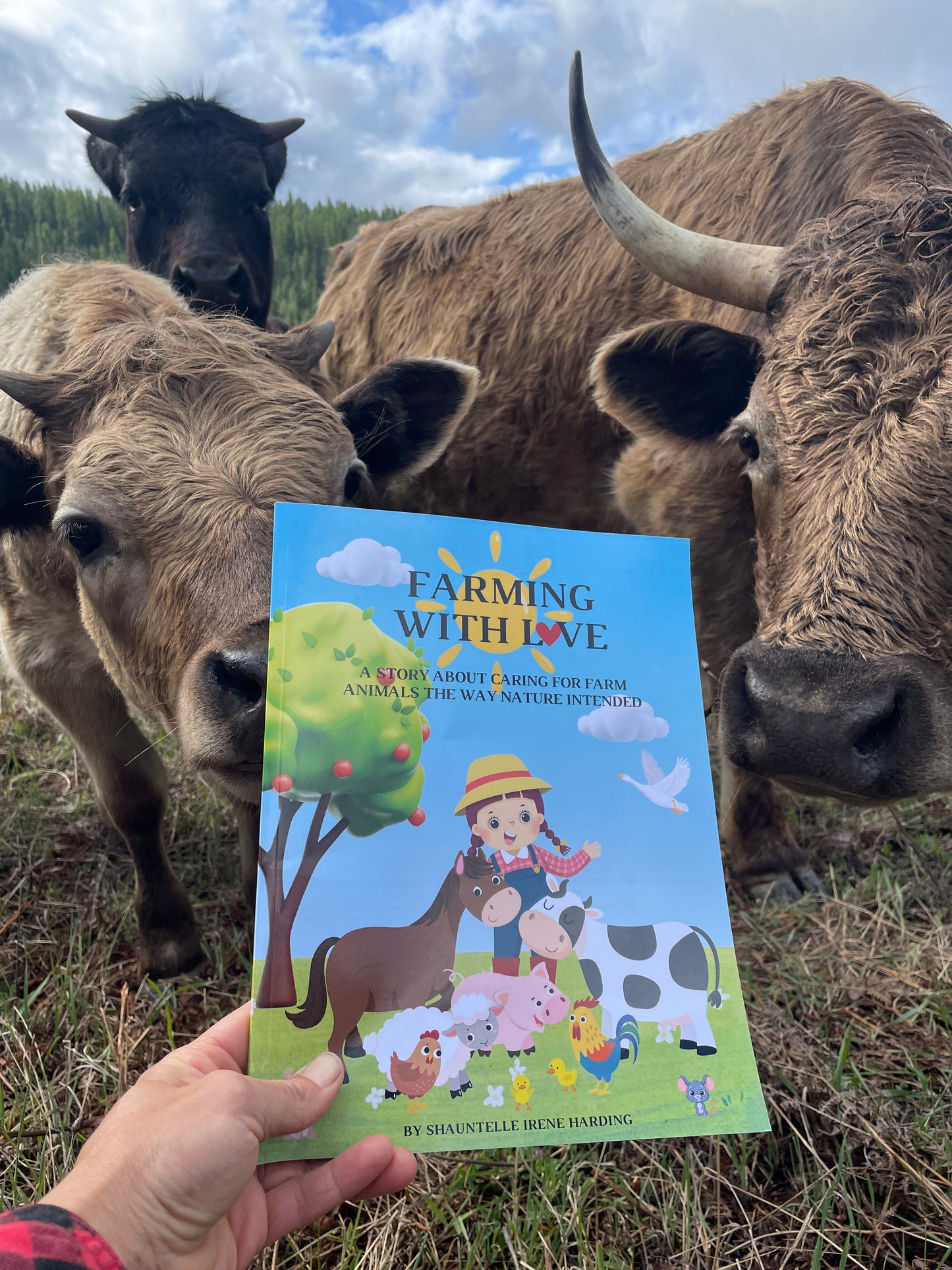 Farming With Love - a fun rhyme story about caring for farm animals the way nature intended