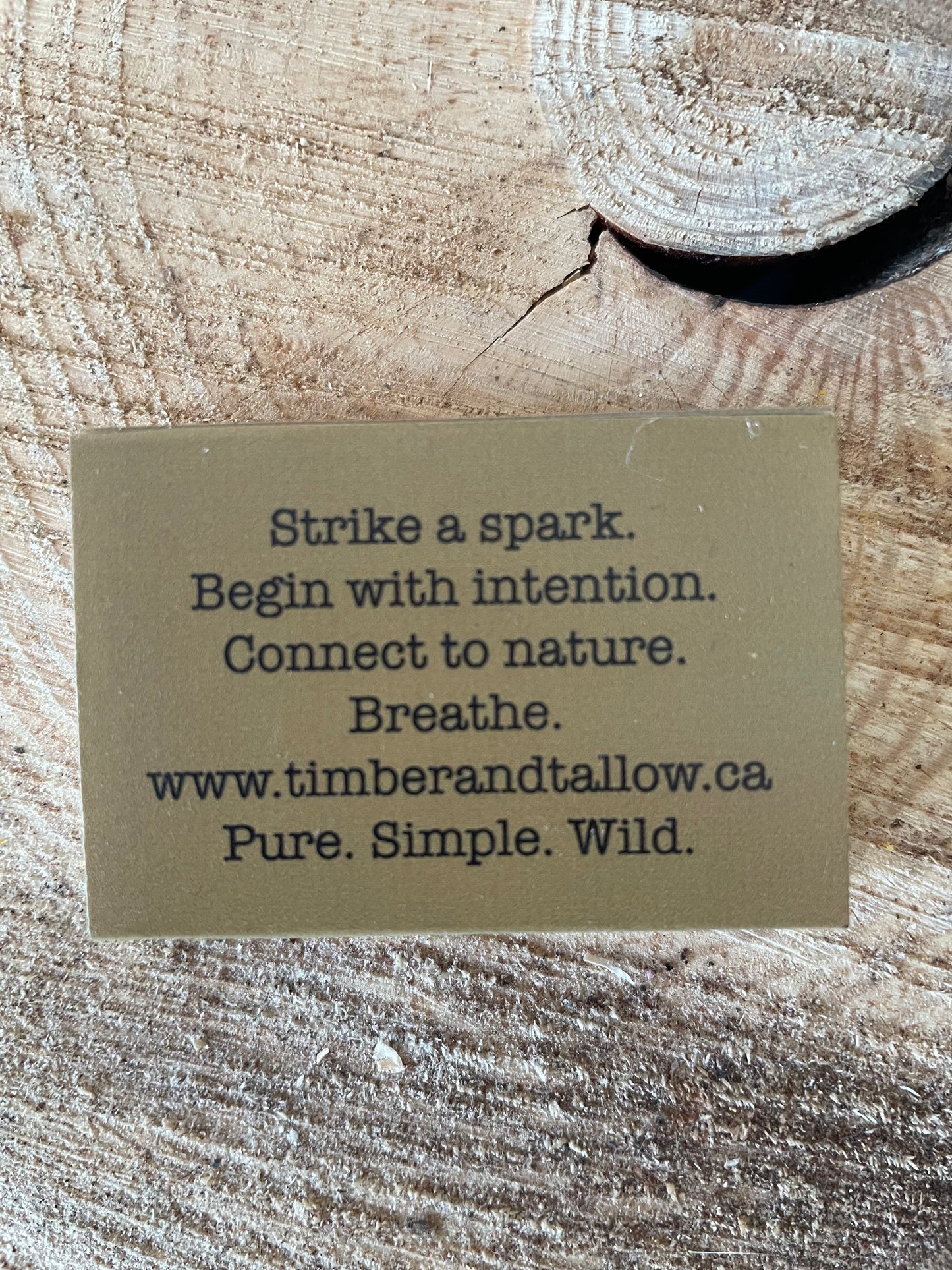 Timber & Tallow Custom Matches