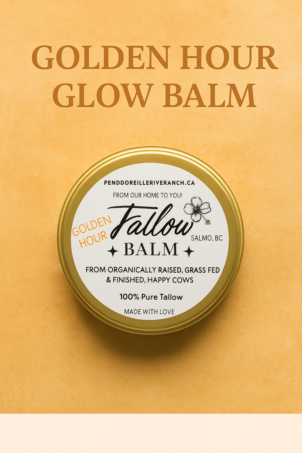 🌅 Golden Hour Glow Balm

Infused with cosmetic-grade bronze mica for that sun-kissed shimmer.
Use as a highlighter or all-over glow for radiant, golden skin.