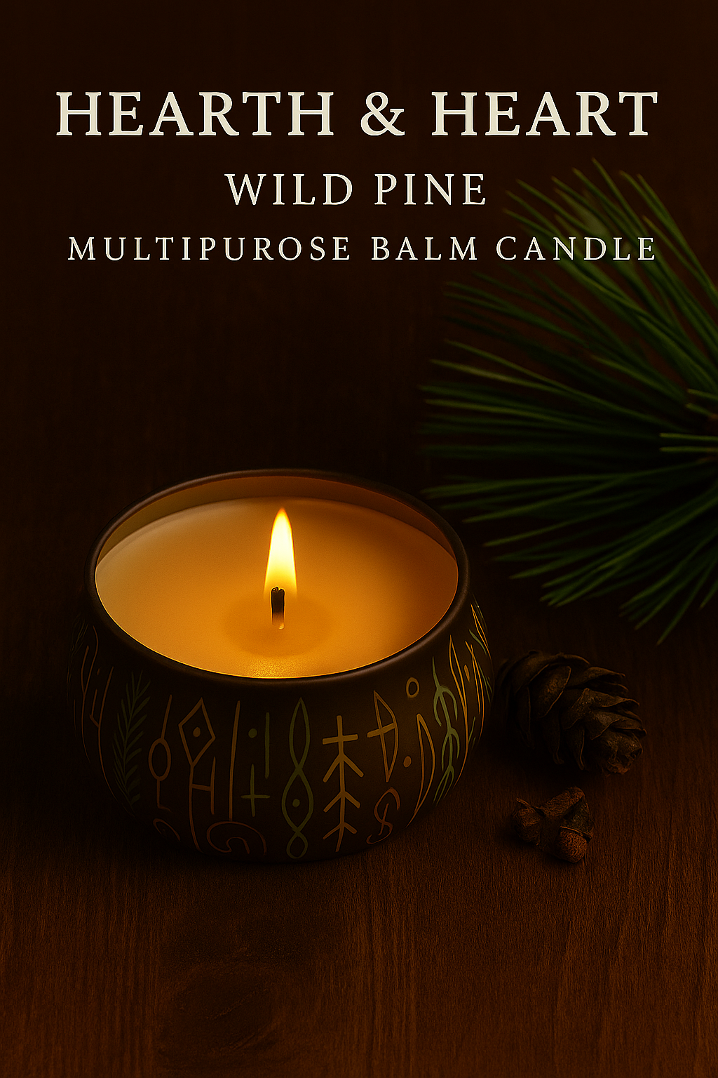 Hearth & Heart Wild Pine Multipurpose Candle