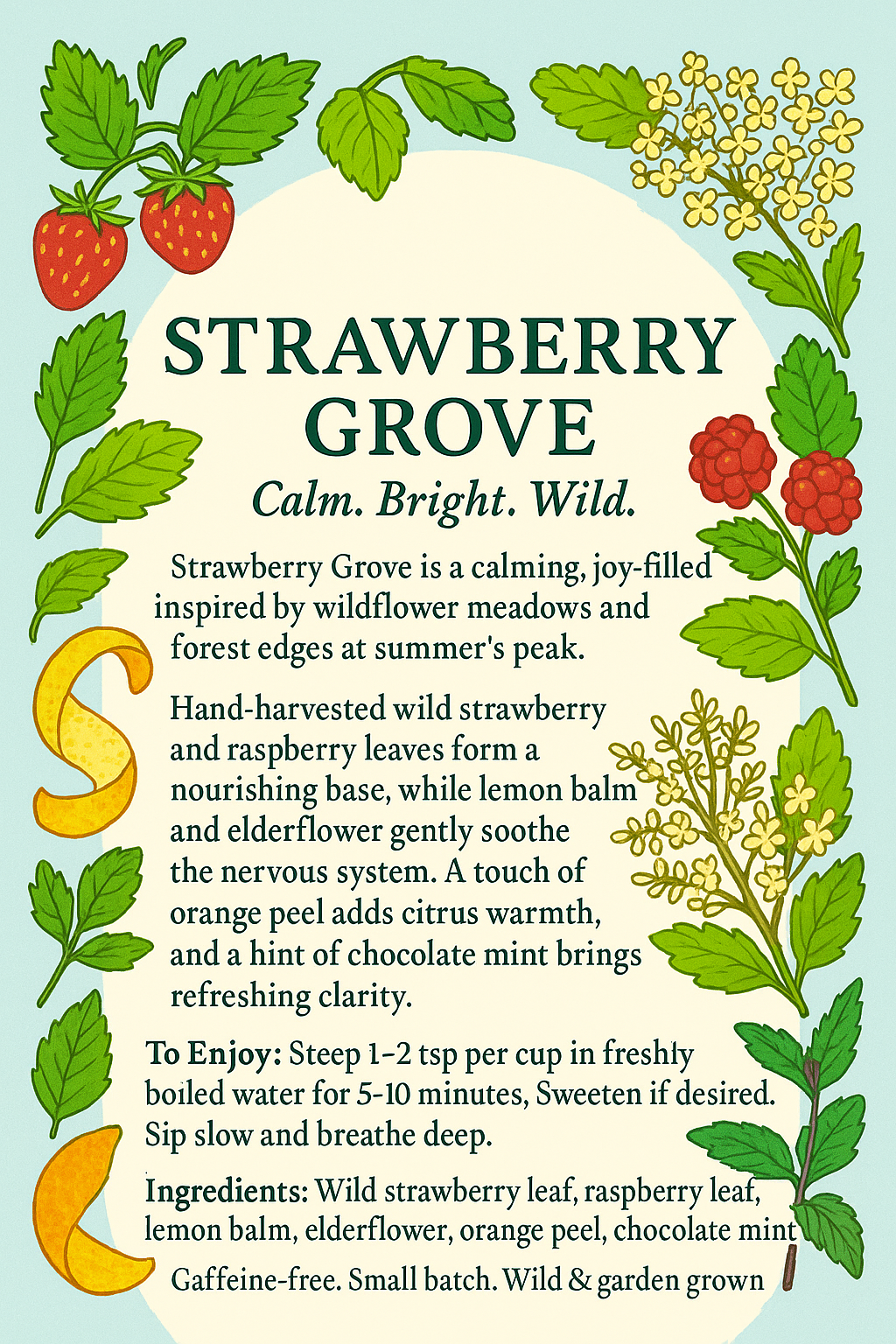 Strawberry Grove Herbal Tea