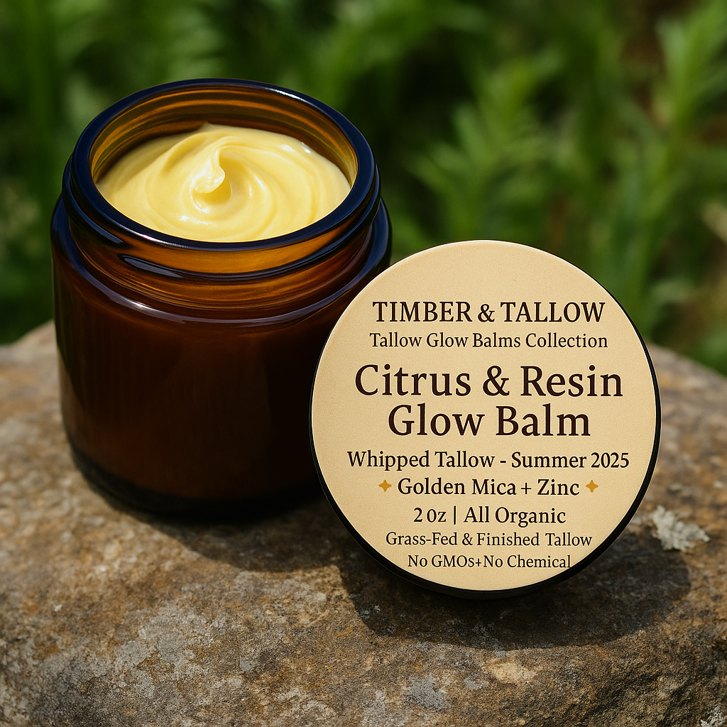 Citrus & Resin Whipped Tallow Glow Balm – Summer 2025 (Limited Edition)